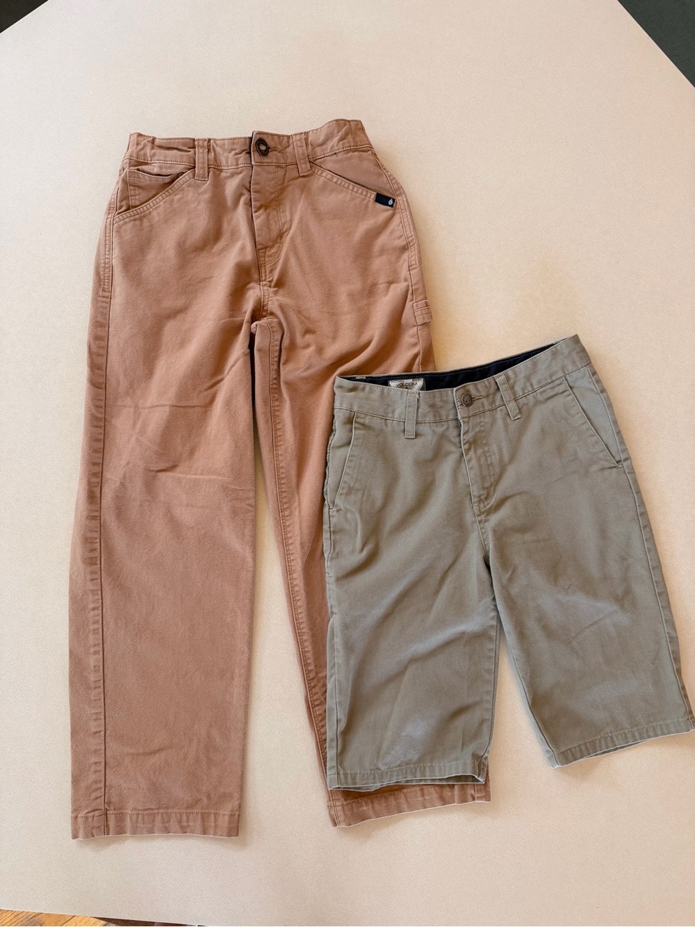 Volcom Boy’s Carpenter Pants & Chino Shorts Bundle
